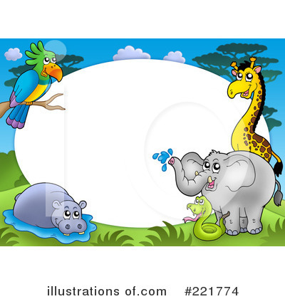 Royalty-Free (RF) Animals Clipart Illustration by visekart - Stock Sample #221774
