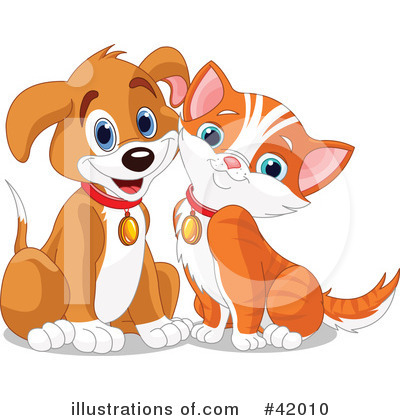 Dog And Cat Clipart #42010 by Pushkin