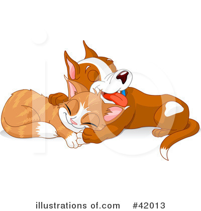 Dog And Cat Clipart #42013 by Pushkin