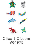 Animals Clipart #64975 by Dennis Holmes Designs