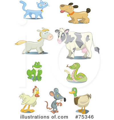 Royalty-Free (RF) Animals Clipart Illustration by Frisko - Stock Sample #75346