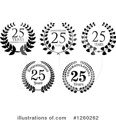 Royalty-Free (RF) Anniversary Clipart Illustration by Vector Tradition SM - Stock Sample #1260262