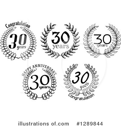 Anniversary Clipart #1289844 by Vector Tradition SM