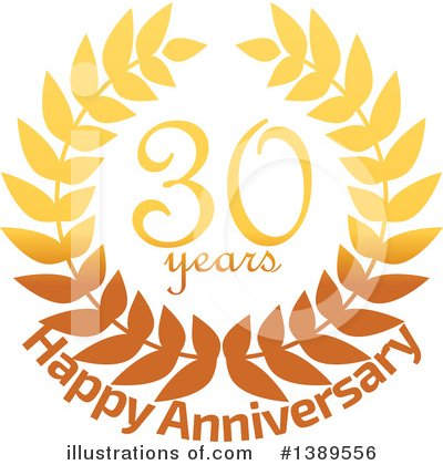 Royalty-Free (RF) Anniversary Clipart Illustration by Vector Tradition SM - Stock Sample #1389556
