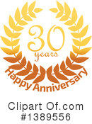 Anniversary Clipart #1389556 by Vector Tradition SM