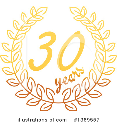 Royalty-Free (RF) Anniversary Clipart Illustration by Vector Tradition SM - Stock Sample #1389557