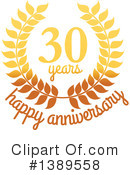 Anniversary Clipart #1389558 by Vector Tradition SM
