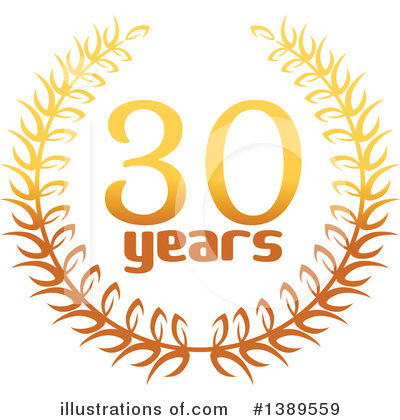 Royalty-Free (RF) Anniversary Clipart Illustration by Vector Tradition SM - Stock Sample #1389559