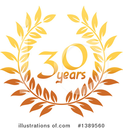 Royalty-Free (RF) Anniversary Clipart Illustration by Vector Tradition SM - Stock Sample #1389560