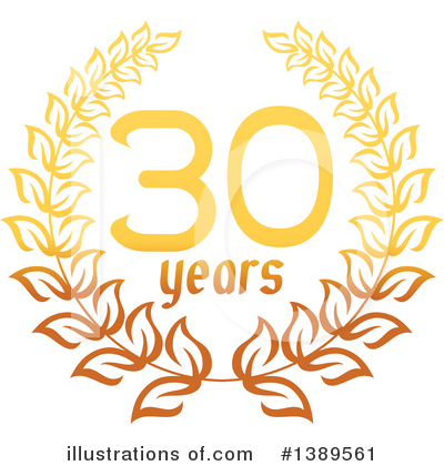 Royalty-Free (RF) Anniversary Clipart Illustration by Vector Tradition SM - Stock Sample #1389561