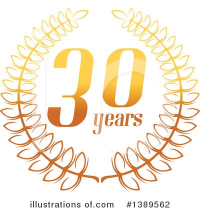 Royalty-Free (RF) Anniversary Clipart Illustration by Vector Tradition SM - Stock Sample #1389562