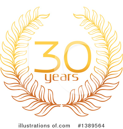 Royalty-Free (RF) Anniversary Clipart Illustration by Vector Tradition SM - Stock Sample #1389564