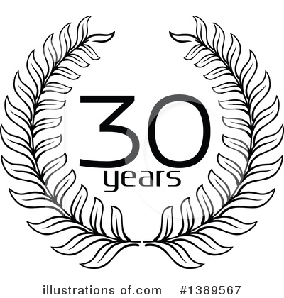 Royalty-Free (RF) Anniversary Clipart Illustration by Vector Tradition SM - Stock Sample #1389567