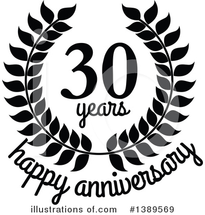 Royalty-Free (RF) Anniversary Clipart Illustration by Vector Tradition SM - Stock Sample #1389569