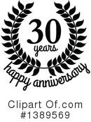 Anniversary Clipart #1389569 by Vector Tradition SM