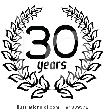 Royalty-Free (RF) Anniversary Clipart Illustration by Vector Tradition SM - Stock Sample #1389572