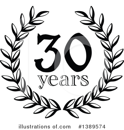 Royalty-Free (RF) Anniversary Clipart Illustration by Vector Tradition SM - Stock Sample #1389574