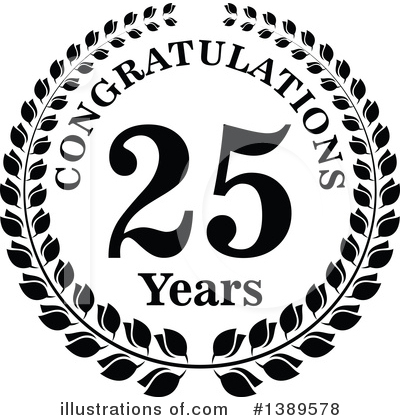 Royalty-Free (RF) Anniversary Clipart Illustration by Vector Tradition SM - Stock Sample #1389578