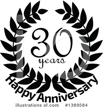 Royalty-Free (RF) Anniversary Clipart Illustration by Vector Tradition SM - Stock Sample #1389584