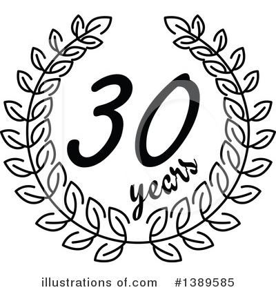 Royalty-Free (RF) Anniversary Clipart Illustration by Vector Tradition SM - Stock Sample #1389585
