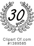Anniversary Clipart #1389585 by Vector Tradition SM