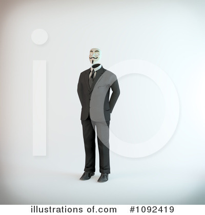 Royalty-Free (RF) Anonymous Clipart Illustration by Mopic - Stock Sample #1092419
