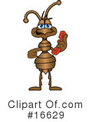 Ant Character Clipart #16629 by Toons4Biz