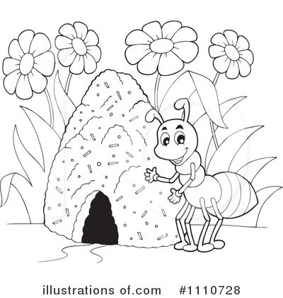 Royalty-Free (RF) Ant Clipart Illustration by visekart - Stock Sample #1110728