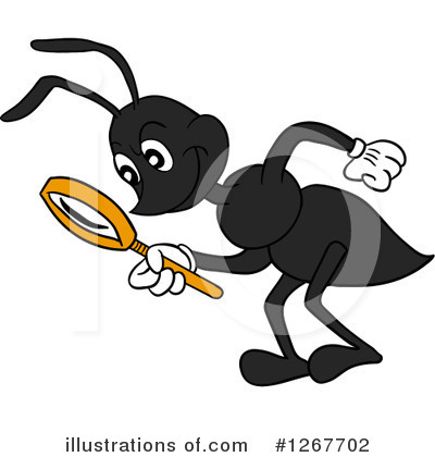 Royalty-Free (RF) Ant Clipart Illustration by LaffToon - Stock Sample #1267702