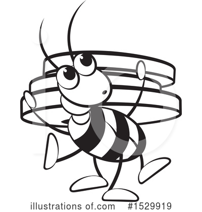 Royalty-Free (RF) Ant Clipart Illustration by Lal Perera - Stock Sample #1529919