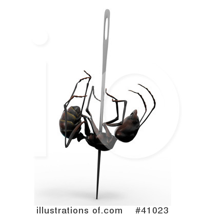 Royalty-Free (RF) Ant Clipart Illustration by Leo Blanchette - Stock Sample #41023