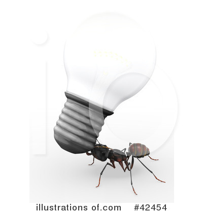 Light Bulb Clipart #42454 by Leo Blanchette