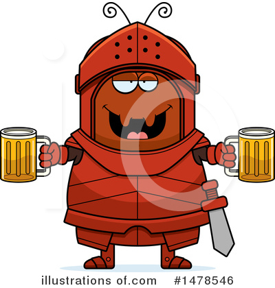 Royalty-Free (RF) Ant Knight Clipart Illustration by Cory Thoman - Stock Sample #1478546