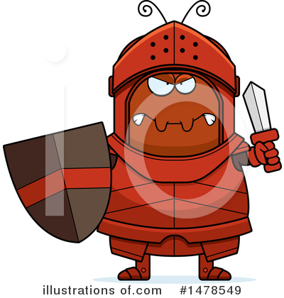 Ant Knight Clipart #1478549 by Cory Thoman