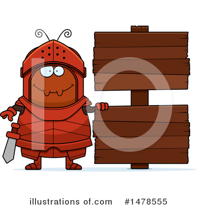 Ant Knight Clipart #1478555 by Cory Thoman