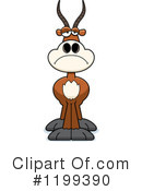 Antelope Clipart #1199390 by Cory Thoman