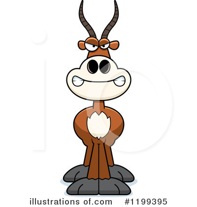 Royalty-Free (RF) Antelope Clipart Illustration by Cory Thoman - Stock Sample #1199395