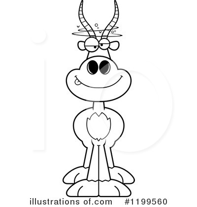 Royalty-Free (RF) Antelope Clipart Illustration by Cory Thoman - Stock Sample #1199560