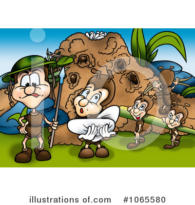 Royalty-Free (RF) Ants Clipart Illustration by dero - Stock Sample #1065580