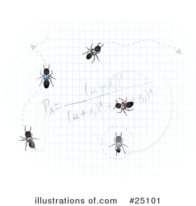 Royalty-Free (RF) Ants Clipart Illustration by Leo Blanchette - Stock Sample #25101