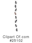 Ants Clipart #25102 by Leo Blanchette