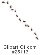 Ants Clipart #25113 by Leo Blanchette