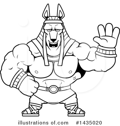 Royalty-Free (RF) Anubis Clipart Illustration by Cory Thoman - Stock Sample #1435020
