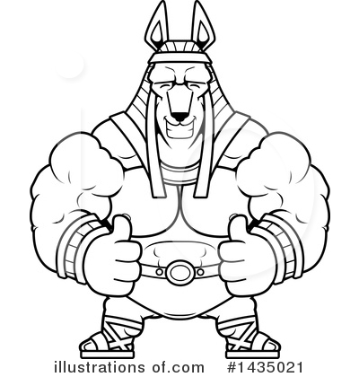 Royalty-Free (RF) Anubis Clipart Illustration by Cory Thoman - Stock Sample #1435021