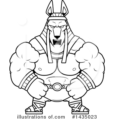 Royalty-Free (RF) Anubis Clipart Illustration by Cory Thoman - Stock Sample #1435023