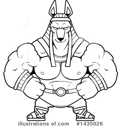Royalty-Free (RF) Anubis Clipart Illustration by Cory Thoman - Stock Sample #1435026