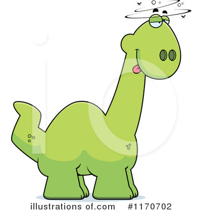 Apatosaurus Clipart #1170702 by Cory Thoman