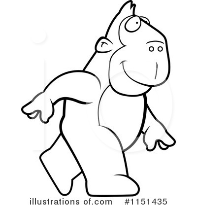 Royalty-Free (RF) Ape Clipart Illustration by Cory Thoman - Stock Sample #1151435