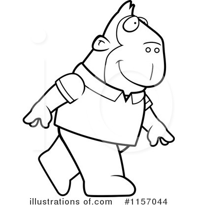 Royalty-Free (RF) Ape Clipart Illustration by Cory Thoman - Stock Sample #1157044
