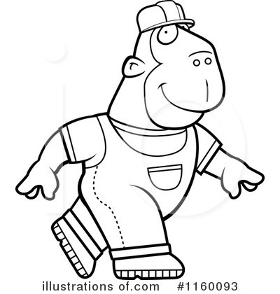Royalty-Free (RF) Ape Clipart Illustration by Cory Thoman - Stock Sample #1160093